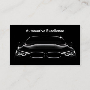 Black Core Automotive Business Cards