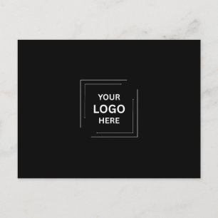 Black Corporate Business Branding Postcard Design