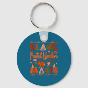 Black Costume Stal Worker Proud Afro Black Histo Key Ring