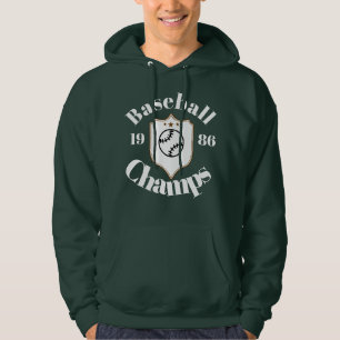 Black cotton baseball t-shirt ⚾️ hoodie