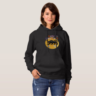 black cougar on halloween night invitation card hoodie