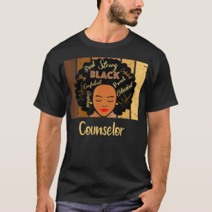 Black Counsellor Love African American  T-Shirt