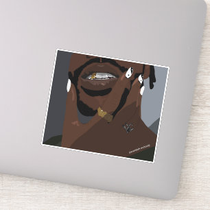 Black couple artwork art (Black love)