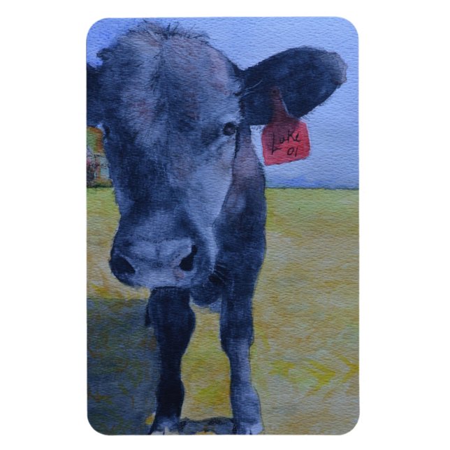 Black Cow Flex Magnet (Vertical)