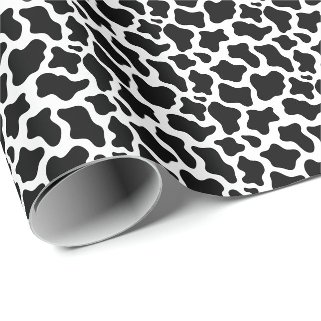 Black Cow Wrapping Paper (Roll Corner)