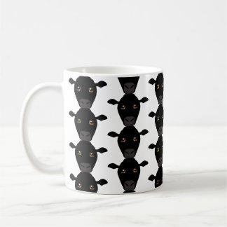 Black Cows on Mug
