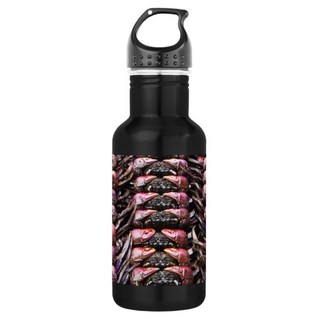 Black Crabs [Po Na] ... Thai Street Food 532 Ml Water Bottle (Front)