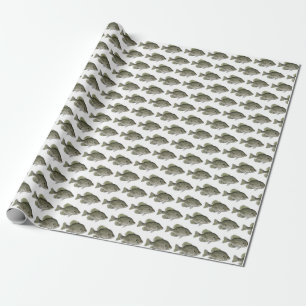 Black Crappie Wrapping Paper