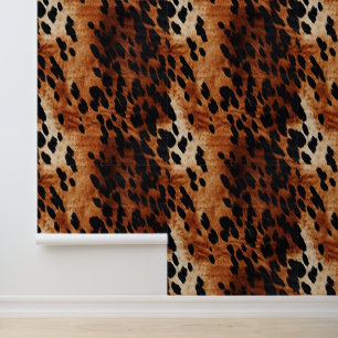 Black Cream Brown Cowhide  Wallpaper