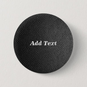Black Create Your Own Blank Template 6 Cm Round Badge