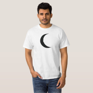 Black Crescent Magic Dark Moon Astrology  T-Shirt