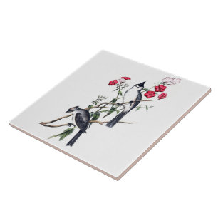 BLACK-CRESTED TITMOUSE tile