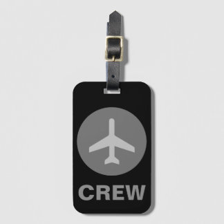 Black Crew Luggage Tag