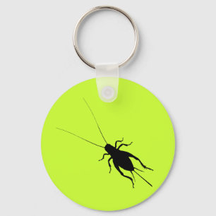 Black Cricket Key Ring