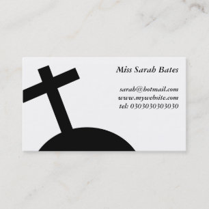 Black Cross Business Card