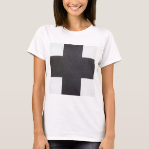 Black Cross by Kazimir Malevich T-Shirt