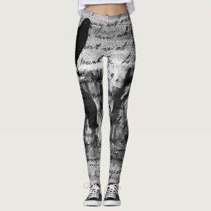 Black Crow Art Leggings