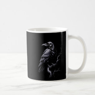 Black Crow, F-caw-f Funny Black Bird  Coffee Mug