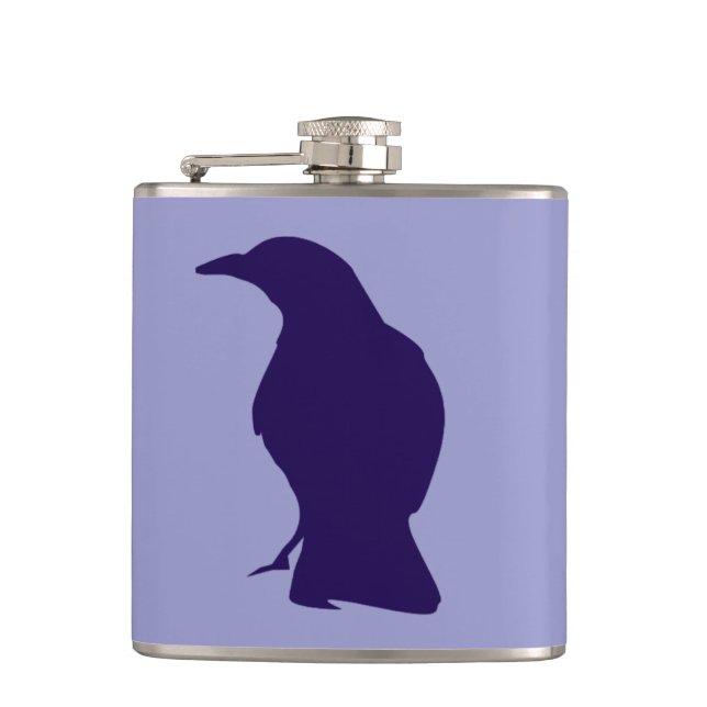 Black Crow Flask (Front)