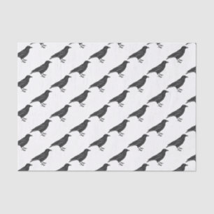 Black Crow Mascot Tissue Paper