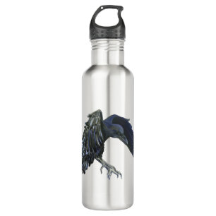 Black Crow Master of Time Illustration 710 Ml Water Bottle