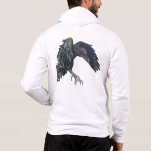 Black Crow Master of Time Illustration Hoodie