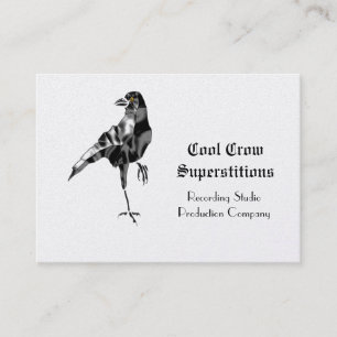Black Crow Superstitious Cool Business Card