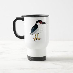 Black-crowned Night Heron Travel Mug