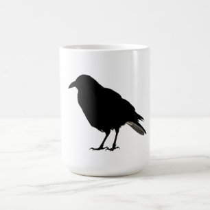 Black crows coffee mug