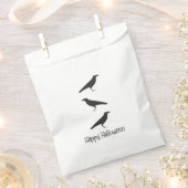 Black crows. Happy Halloween Favour Bags (Clipped)
