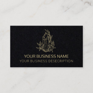 Black Crystal Business Card