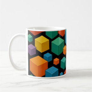 Black cube Mug