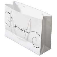 Black Curly Signature Name