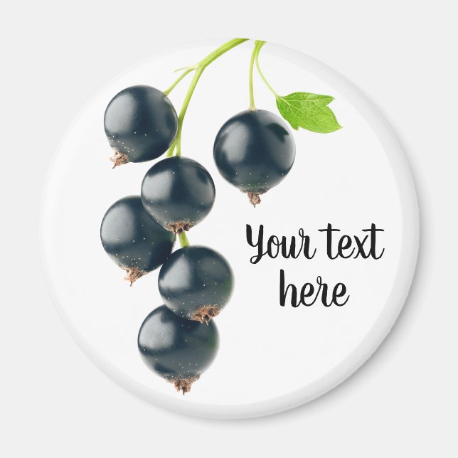 Black currants magnet (Front)