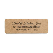 Black Cursive Typography and Recycled Paper