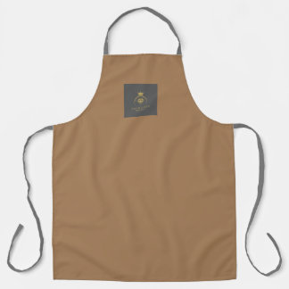 Black Custom Business Apron Logo Personalised Larg