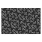 Black custom logo tissue paper business packaging