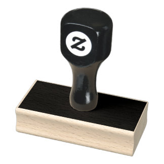 Black Customisable Make Your Own Rubber Stamp