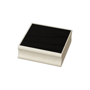 Black Customisable Make Your Own Rubber Stamp