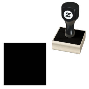 Black Customisable Make Your Own Rubber Stamp