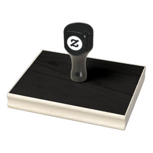 Black Customisable Make Your Own Rubber Stamp