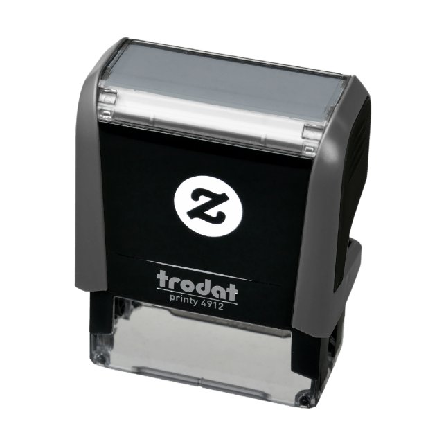 Black Customisable Make Your Own Self-inking Stamp (Product)