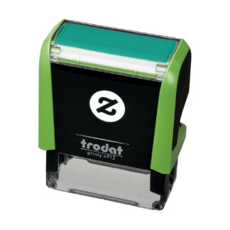 Black Customisable Make Your Own Self-inking Stamp