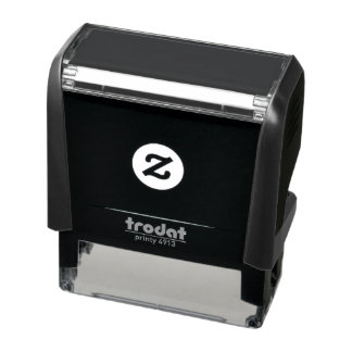 Black Customisable Make Your Own Self-inking Stamp