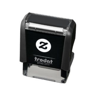 Black Customisable Make Your Own Self-inking Stamp