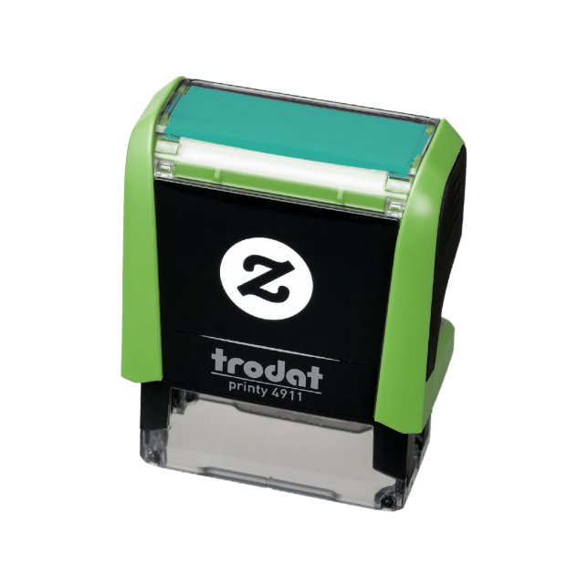 Black Customisable Make Your Own Self-inking Stamp (Product)