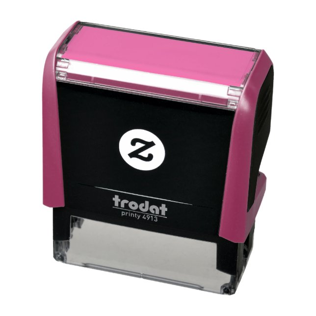 Black Customisable Make Your Own Self-inking Stamp (Product)