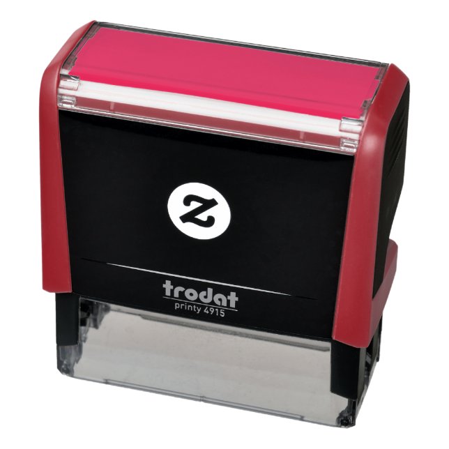 Black Customisable Make Your Own Self-inking Stamp (Product)