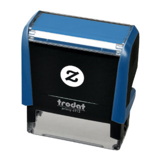 Black Customisable Make Your Own Self-inking Stamp