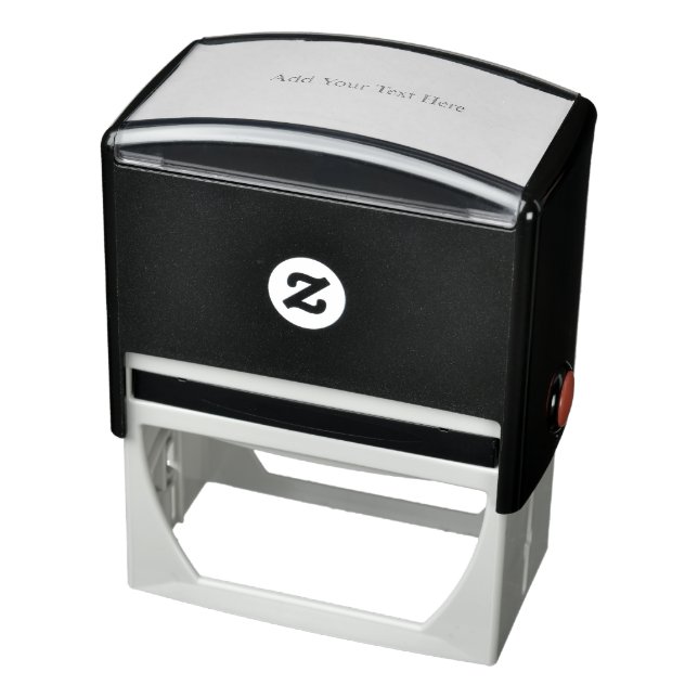 Black Customisable Make Your Own Self-inking Stamp (Product)